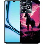 mmCase Realme Note 50 Gelový kryt černý kreslený kůň 1 – Sleviste.cz