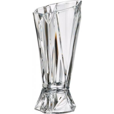 CRYSTALITE BOHEMIA KŘISTÁLOVÁ VÁZA BOHEMIA ENIGMA NA NOZE 380MM – Sleviste.cz