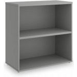 Rauman Nízká skříň SimpleOffice 80 x 40 x 80 cm, šedá – Zboží Mobilmania