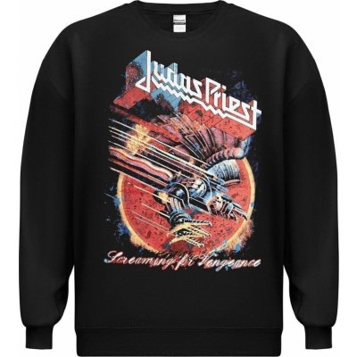 Judas Priest Mikina Screaming For Vengeance Modern Unisex Black – Zbozi.Blesk.cz