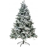 DECOLED Umělý vánoční stromek bílý 180 cm smrček Flock s 2D a 3D jehličím – Zboží Dáma