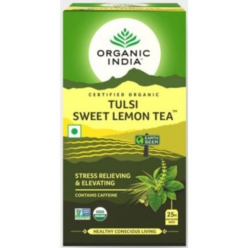 ORGANIC INDIA Bio Tulsi sladký citron 25 sáčků