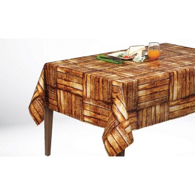 Sanem Plastik 1168-00 PVC ubrus Florista dřevo kostky role role 20 m 140x2000 cm – Hledejceny.cz