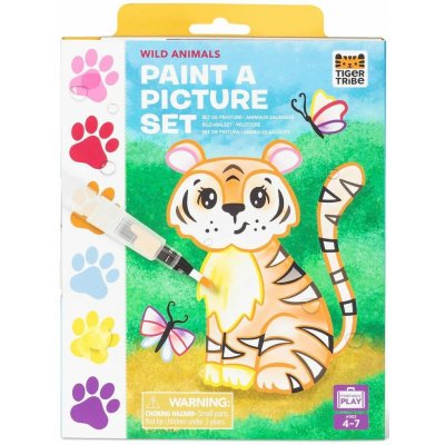 Tiger Tribe Paint A Picture Set Wild Animals – Hledejceny.cz