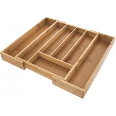 Příborník bambus posuvný 26/40x35,5x4,5 cm – Sleviste.cz