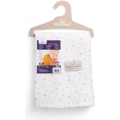 BABYMATEX Mušelínová zavinovačka Design Hvězdičky – Hledejceny.cz