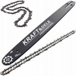 Kraft & Dele Vodicí lišta 18" 45cm + 2 řetězy KD10153 – HobbyKompas.cz