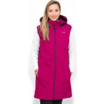 Esito dámská dlouhá softshellová vesta Raspberry pink – Sleviste.cz