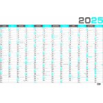 Roční B1 modrý nástěnný 2025 – Zboží Dáma