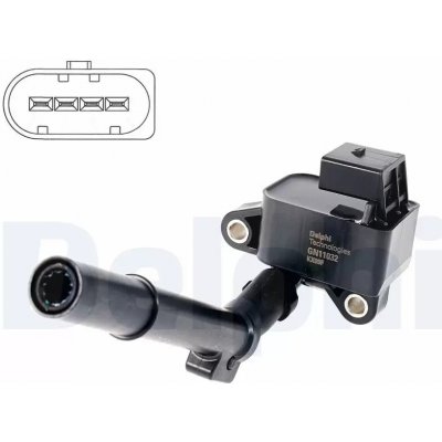 DELPHI Zapalovací cívka DF GN11032-12B1 – Hledejceny.cz