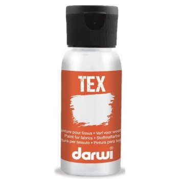 Darwi Tex barva na textil Perleťová bílá 50 ml