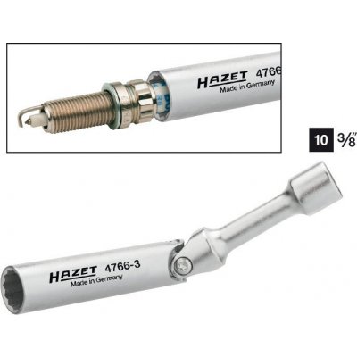 Hazet Klíč 14mm na zapalovací svíčky s kloubem 4766-3 – Sleviste.cz