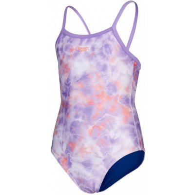 Speedo Printed Thinstrap Muscleback Girl Miami Lilac/Soft