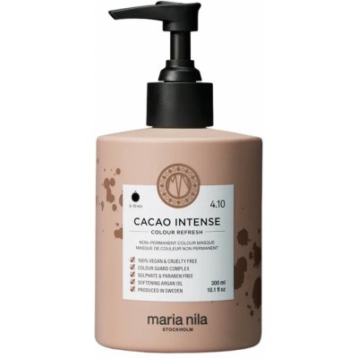 Maria Nila Colour Refresh Cacao Intense 4.10 maska s barevnými pigmenty 300 ml – Zboží Mobilmania