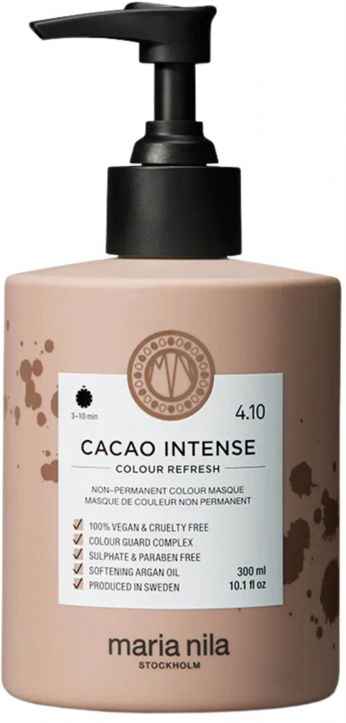 Maria Nila Colour Refresh Cacao Intense 4.10 maska s barevnými pigmenty 300 ml