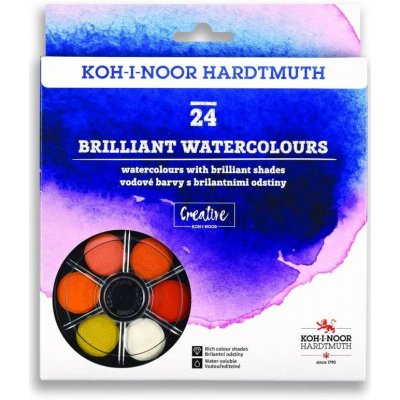 Koh-I-Noor brilantní anilinky 22,5 mm 24 barev – Zboží Dáma