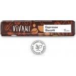 VIVANI Čokoládová tyčinka espresso 40 g – Zboží Dáma