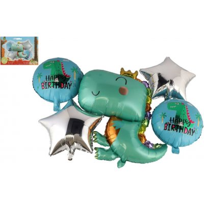 Teddies Sada balonek balonky nafukovací dinosaurus – Zboží Dáma