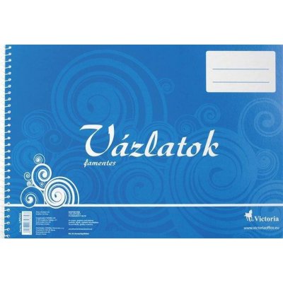 Victoria poznámkový blok kroužkový neobsahuje dřevo B4 32 listů – Hledejceny.cz