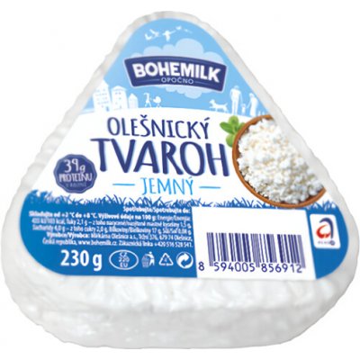 Bohemilk Olešnický tvaroh jemný 230 g – Hledejceny.cz
