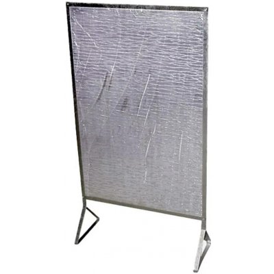 STREFA Zástěna za kamna REFLEX 74x61cm se stojanem – Sleviste.cz