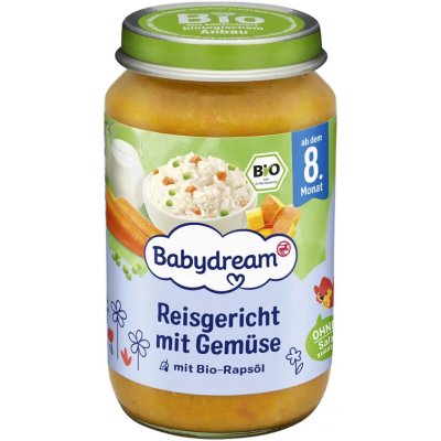Babydream BIO rýže se zeleninou 220 g – Sleviste.cz
