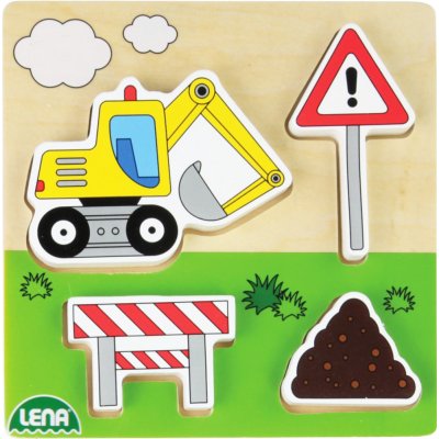 Lena puzzle bagr 4 díly – Sleviste.cz