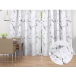 Biante Dekorační závěs PM-064 Šedý mramor 145x170 cm – Hledejceny.cz