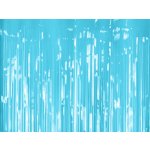 Párty závěs s třásněmi “SVĚTLE MODRÝ”, 100x200 cm – Hledejceny.cz