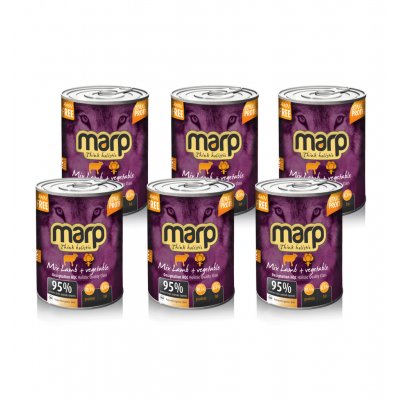 Marp Mix Lamb and Vegetable jehněčí a zelenina 6 x 400 g – Hledejceny.cz