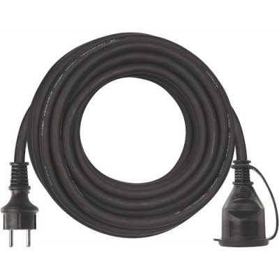 Prodlužovací kabel gumový Emos 3x 1,5mm2 10m černý
