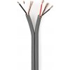 vodič Nedis symetrický kabel 2x (2x 0.16 mm) cívka 100 m (COTR15001GY100)