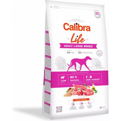 Calibra Dog Life Adult Large Breed Lamb 12kg (Odesíláme do 48 hod. ex.sklad)