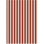 Ib Laursen Balicí papír Red Stripes – 5 m, červená barva, papír – Zboží Dáma
