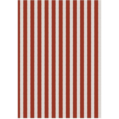 Ib Laursen Balicí papír Red Stripes – 5 m, červená barva, papír – Zboží Dáma