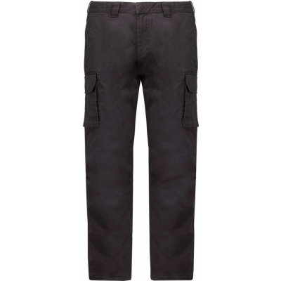 Kariban pánské kapsáčové kalhoty Pocket tmavě šedá