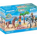 PLAYMOBIL 71470 Výlet na pláž s Amelií a Benem na koni – Zboží Živě