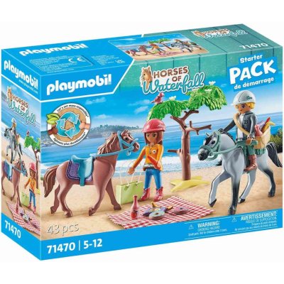 PLAYMOBIL 71470 Výlet na pláž s Amelií a Benem na koni – Hledejceny.cz