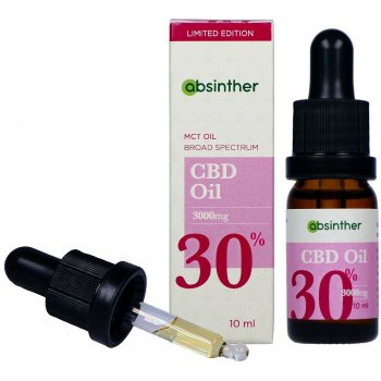 Absinther CBD olej 30% 10 ml 3 ks