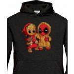 Dětská mikina Deadpool a Groot Černá – Zboží Dáma