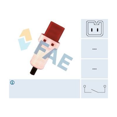 Spínač brzdového světla FAE 24896 – Zboží Mobilmania