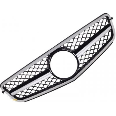 PROTEC Přední maska Mercedes W204/C204 2007-2014 černá chromová – Sleviste.cz