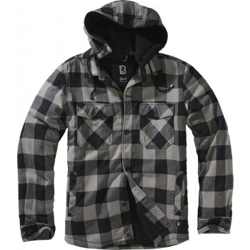 Brandit Lumberjacket hooded černo-charcoal