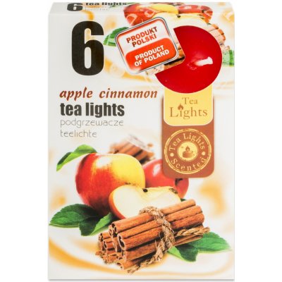 Admit Tea Lights Apple & Cinnamon 6 ks