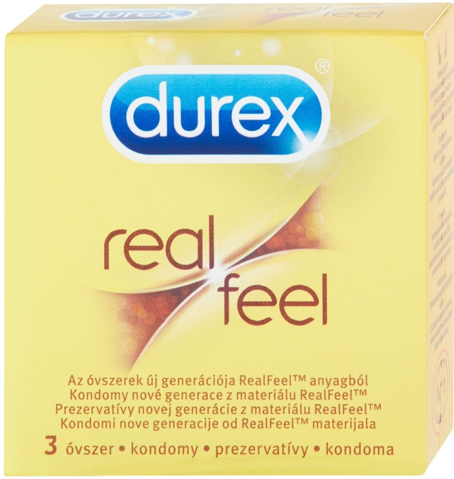Durex Real Feel 3ks od 43 Kč - Heureka.cz