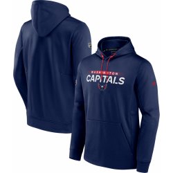 Fanatics Washington Capitals RINK Performance Pullover Hood Athletic Navy-Athletic Red