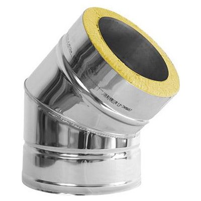 Bokra Komínové koleno 45° 150mm IZOL 30 – Zboží Dáma