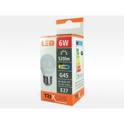 Trixline žárovka LED 6W E27/230V teplá bílá – Hledejceny.cz