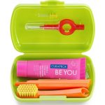 Curaprox Travel set zelený 2 ks zubních kartáčků + zubní pasta 10 ml dárková sada – Zboží Dáma