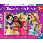 RAVENSBURGER Disney Princezny z pohádek 3x49 dílků – Hledejceny.cz